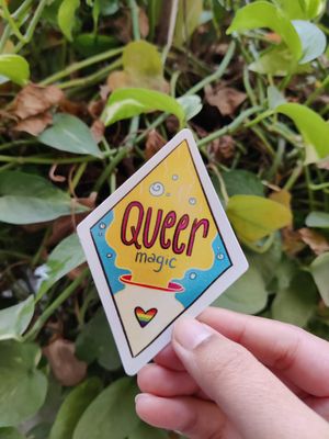 Queer magic sticker
